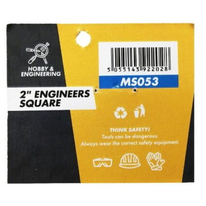 TOOLZONE 50MM ENGINEERS SQUARE