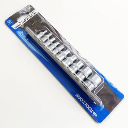 TZ 10PC FEMALE STAR SOCKET ONRAIL 4-18MM